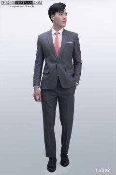 Bộ Suit Xám Khói Modern Fit TGS202